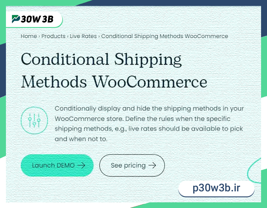 دانلود افزونه Octolize Conditional Shipping Methods WooCommerce