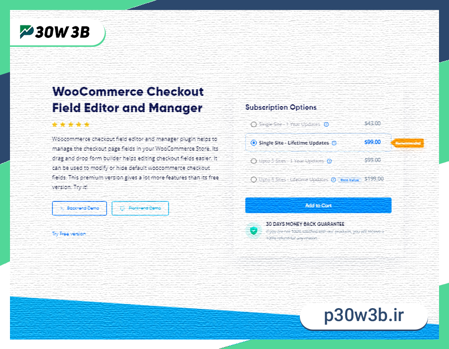 دانلود افزونه WooCommerce Checkout Field Editor and Manager Premium