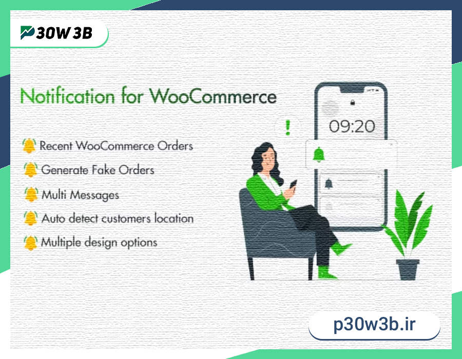 دانلود افزونه Notify WooCommerce Sales Notification